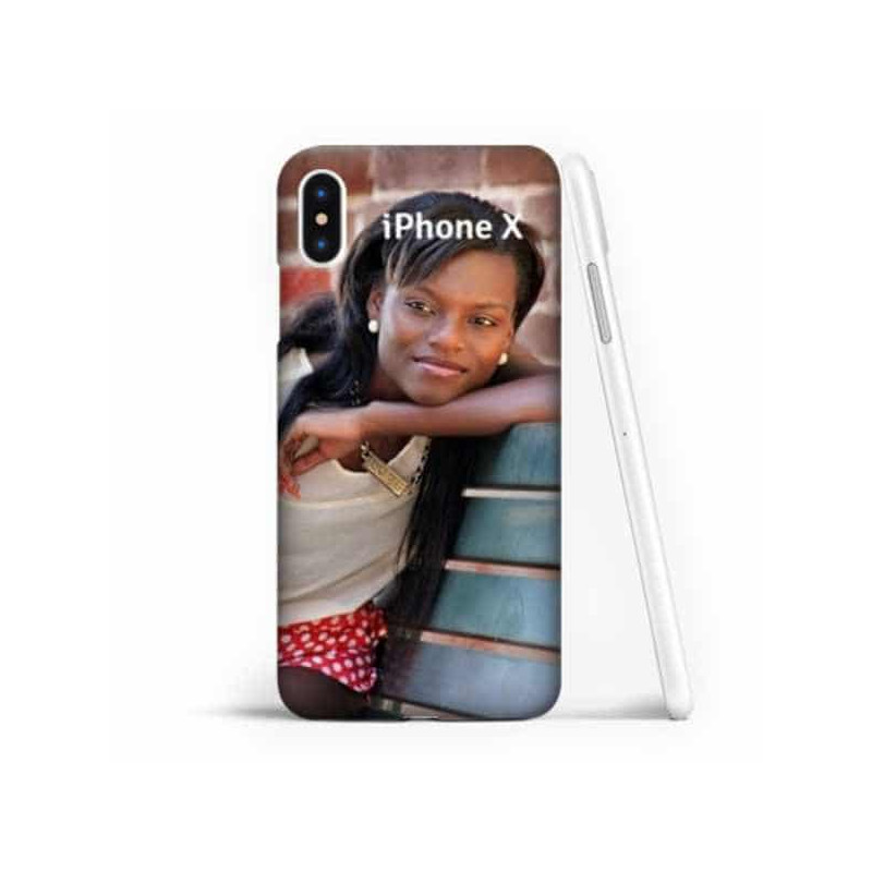 Coque rigide personnalisable iPhone X (ten)