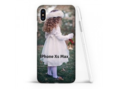 Coque souple PERSONNALISEE en Gel silicone pour iPhone Xs Max