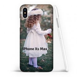 Coque souple PERSONNALISEE en Gel silicone pour iPhone Xs Max