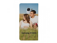 Etui à rabat personnalisable SAMSUNG GALAXY J8 (2018)