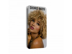 Etui rabattable personnalisable pour Doro 8035