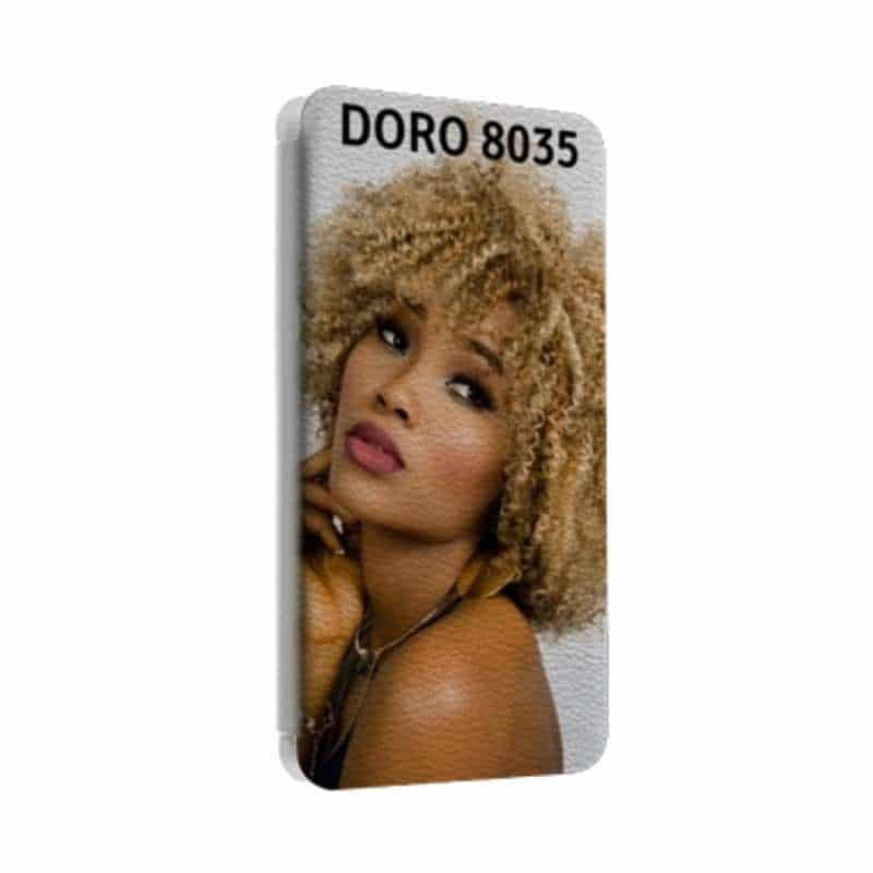 Etui rabattable personnalisable pour Doro 8035