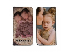 Etui personnalisable recto verso pour Wiko Harry 2