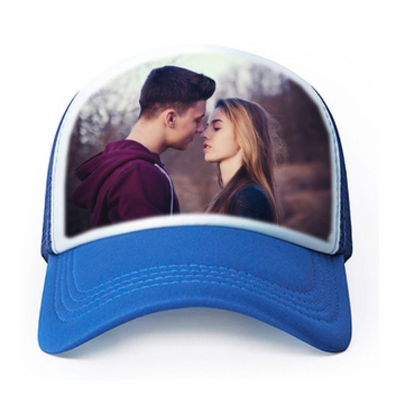 Casquette bleue à personnaliser