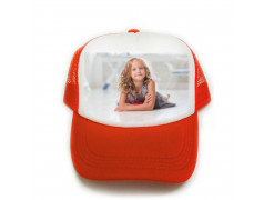 Casquette rouge à personnaliser