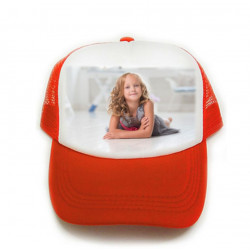 Casquette rouge à personnaliser