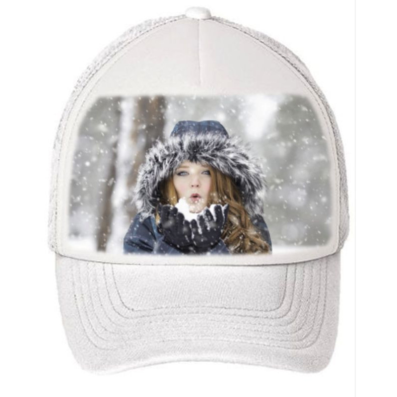 Casquette blanche à personnaliser