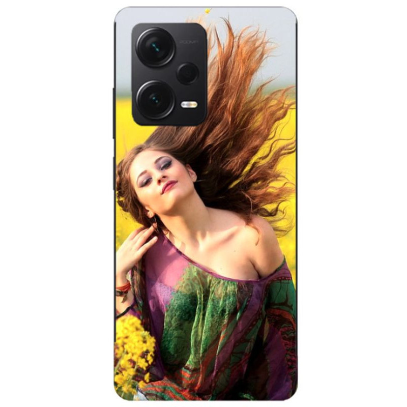 Coque noire personnalisée pour Smartphone Xiaomi Redmi Note 12 (5G