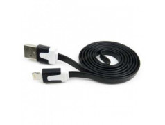 CÂBLE USB LUXE NOIR ET BLANC POUR IPHONE, IPAD ET IPOD