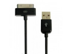 CÂBLE USB NOIR POUR IPHONE, IPAD ET IPOD