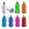 MINI Chargeur blanc 12 volts allume cigare pour téléphones, tablettes ou lecteurs MP3